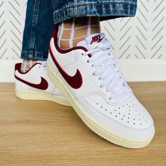 Nike Court Vision Lo NN Next Nature Women Shoes 6 Retro White Sneaker DH3158-106 - Picture 3 of 14